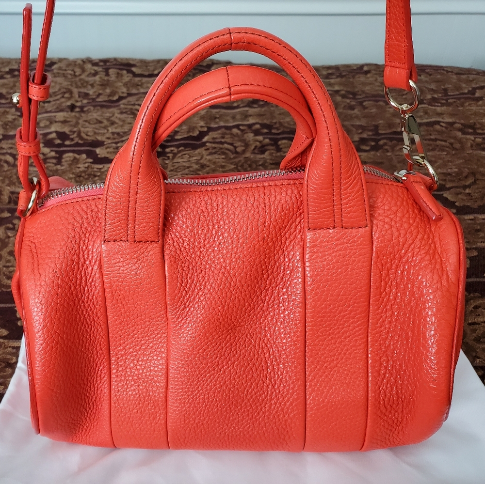 Alexander Wang Pebbled Rocco Satchel Leather Bag